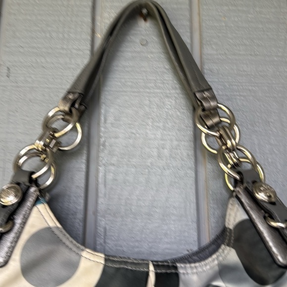 Stylish Gray and Blue Women's Bag - Picture 4 of 10